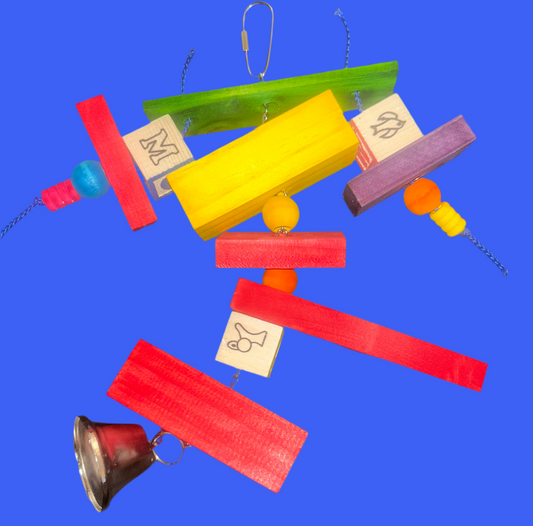 1ft x3 variety blocks with bell