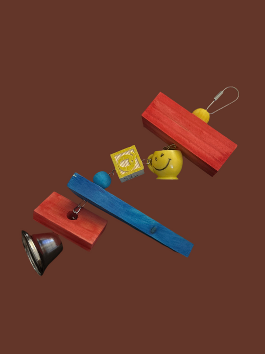 1ft variety of colorful and different shape blocks with Bell￼￼