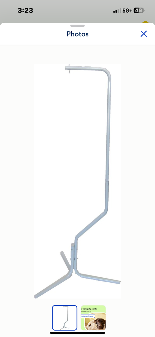 YML Bird Cage Tripod Hanging Stand, White